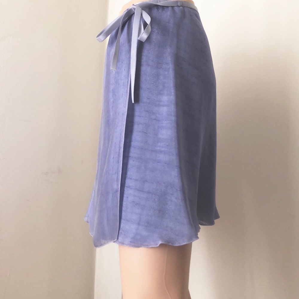 Emporio Armani elegant  flounce a line wrap skirt